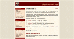 Desktop Screenshot of blechtrottel.net