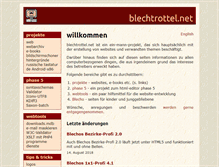 Tablet Screenshot of blechtrottel.net